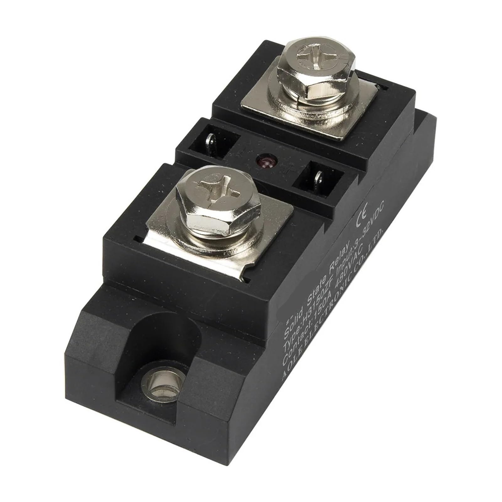 AARTERZZA Industrial Grade H3150ZF Single Phase DC to AC Solid State Relay/SSR, 150A, 24-480V AC