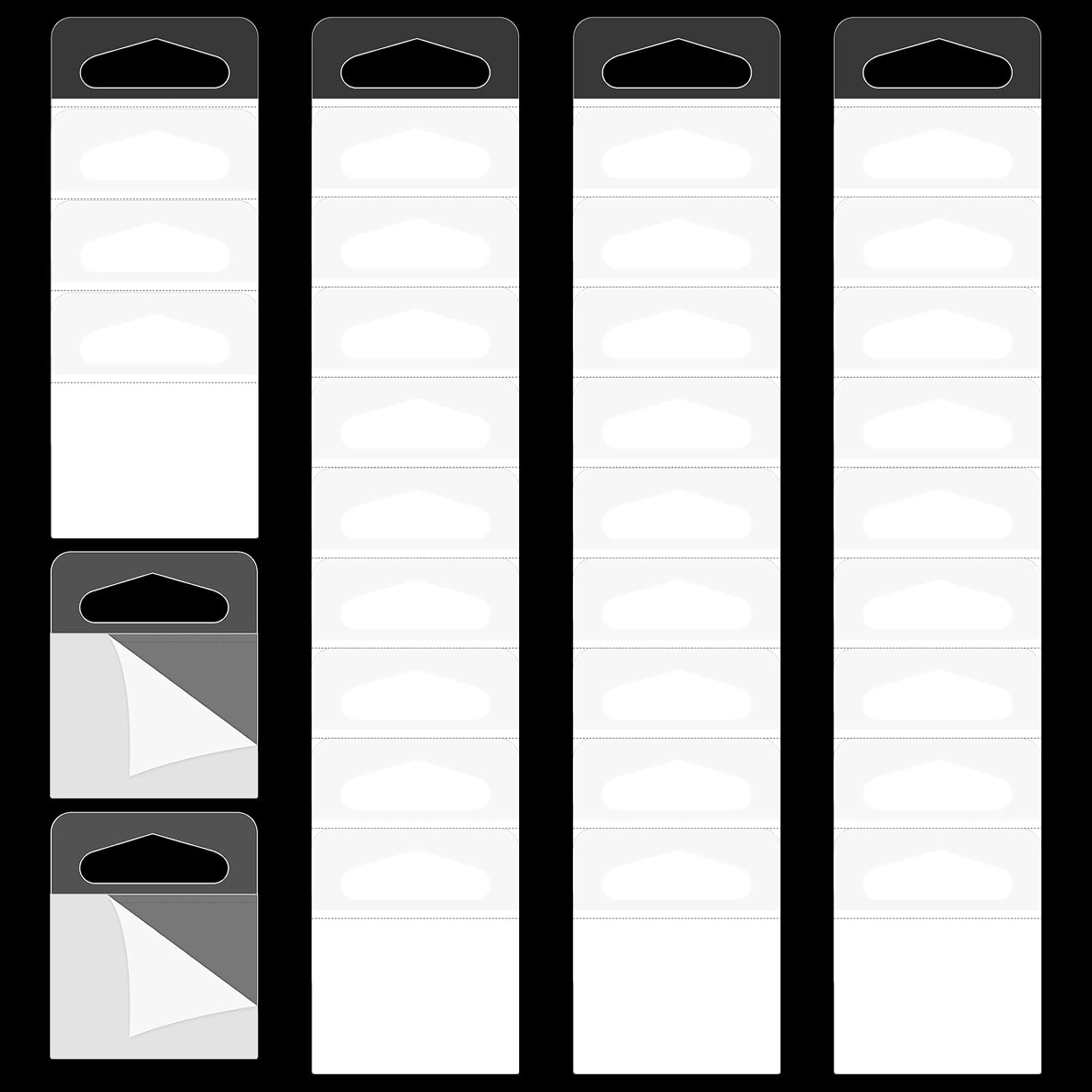 36 Pcs Clear Sawtooth Sticky Hang Tabs Without Nails Plastic Sawtooth Adhesive Picture Hanger Adhesive Picture Hangers Adhesives Foamboard Hanger for Back of Frames