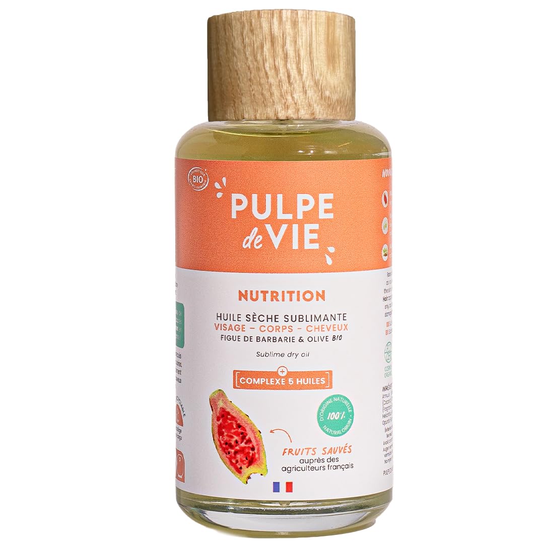 Pulpe de Vie Oh My Gold! Beauty Elixir with Prickly Pear and Olive, Organic