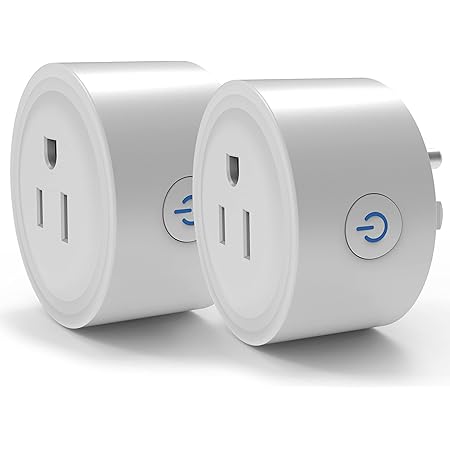 Smart Plug 2 Pack Wi-Fi Enabled Mini Smart Socket Compatible with ...