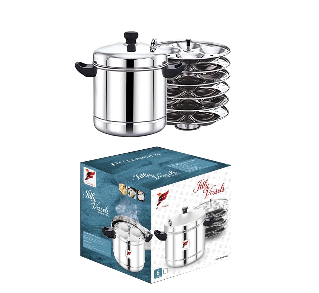 CUISEUR À IDLI induction ustensile vapeur inox 6 plaques 24 cavités