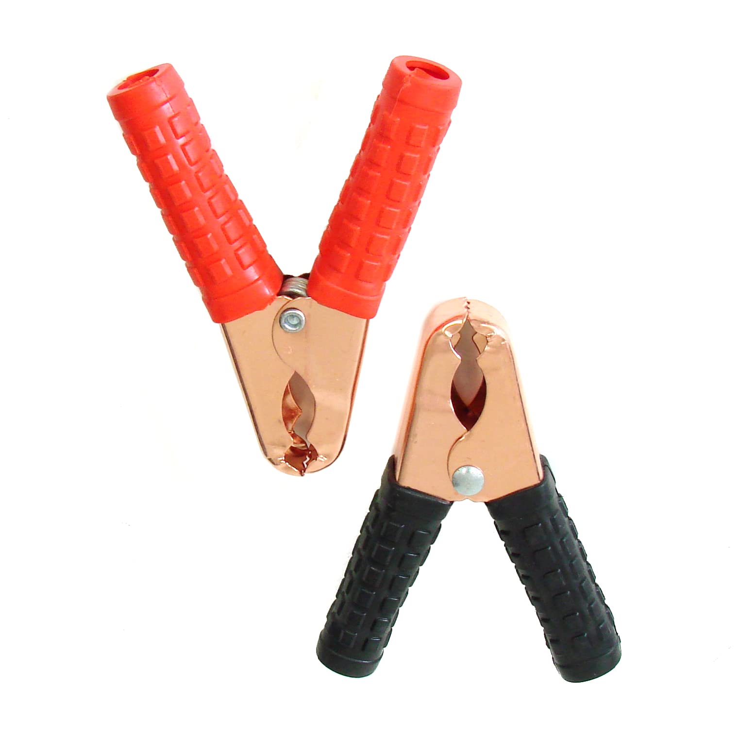 100 mm / 4" Crocodile Clips, Alligator Clamps, Electrical Cable Terminal Test Metal Croc Clips for Car Battery, Laboratory, Electric Testing, DIY