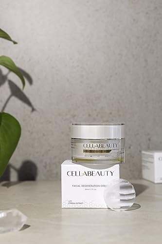 Miniatura 3 de Cella Beauty Crema de regeneración facial (1.7 onzas) Crema antienvejecimiento y reafirmante para todo tipo de piel, libre de crueldad, a base de
