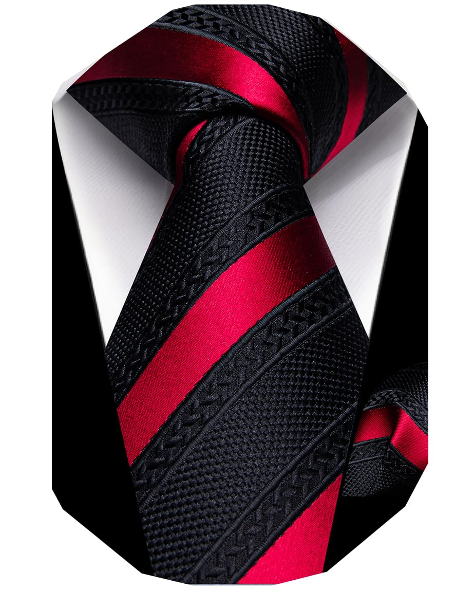 YourTies Boys Tie Silk Self Kids Necktie Pocket Square Set with Gift Box