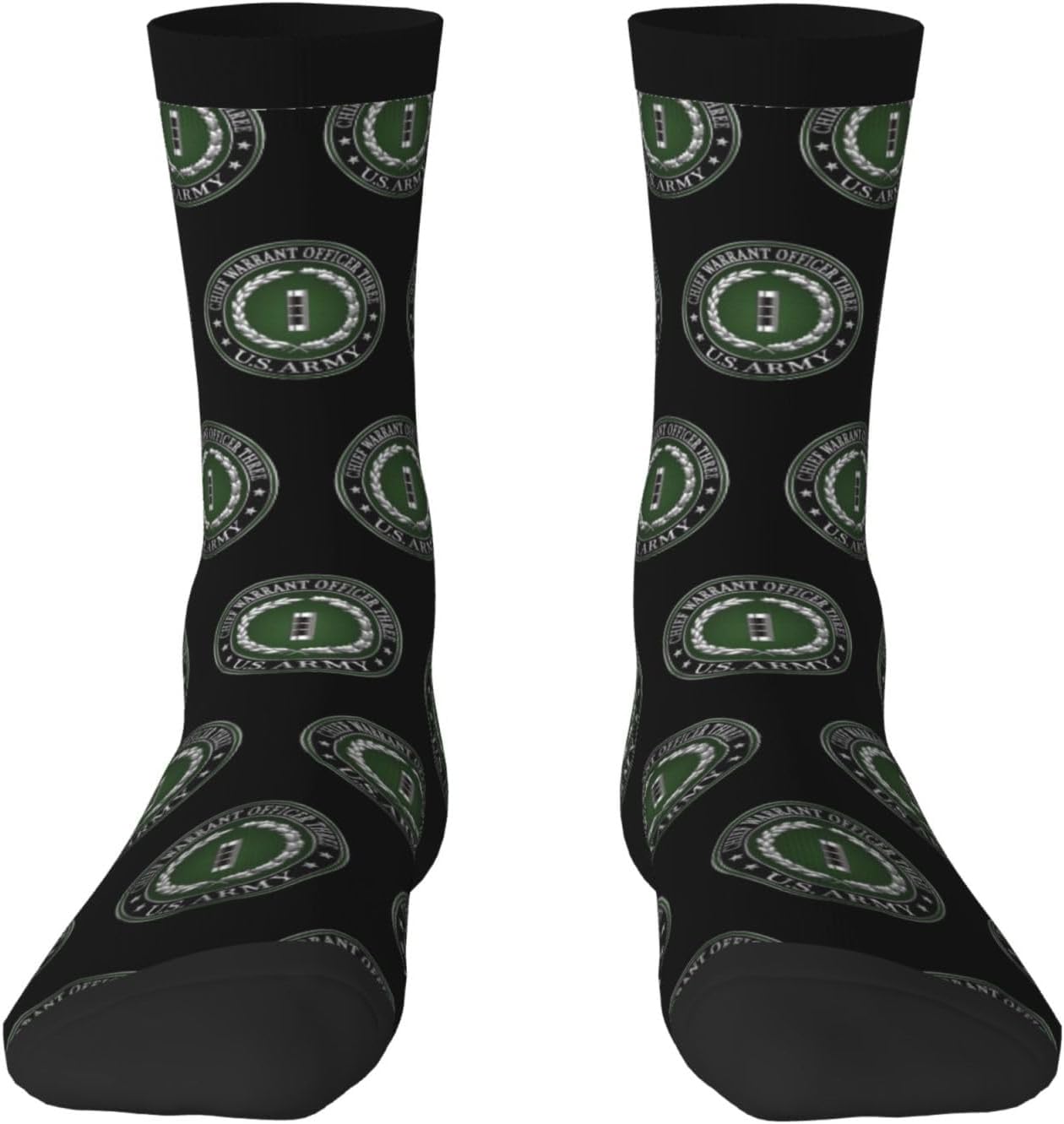 Army Chief Warrant Officer Three Rank Adult Cotton Crew Socks Men Sock Casual