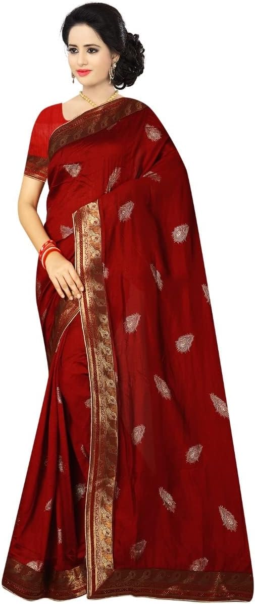 CHITRAKSHI VICHITRA FOIL SAREE WITH BLOUSE