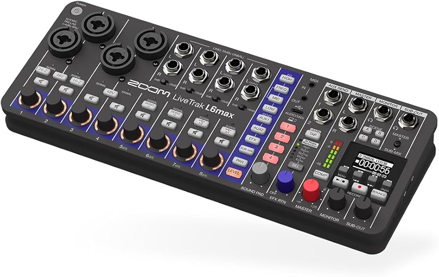 Amazon | ZOOM ズーム L6max LiveTrak デジタルミキサー