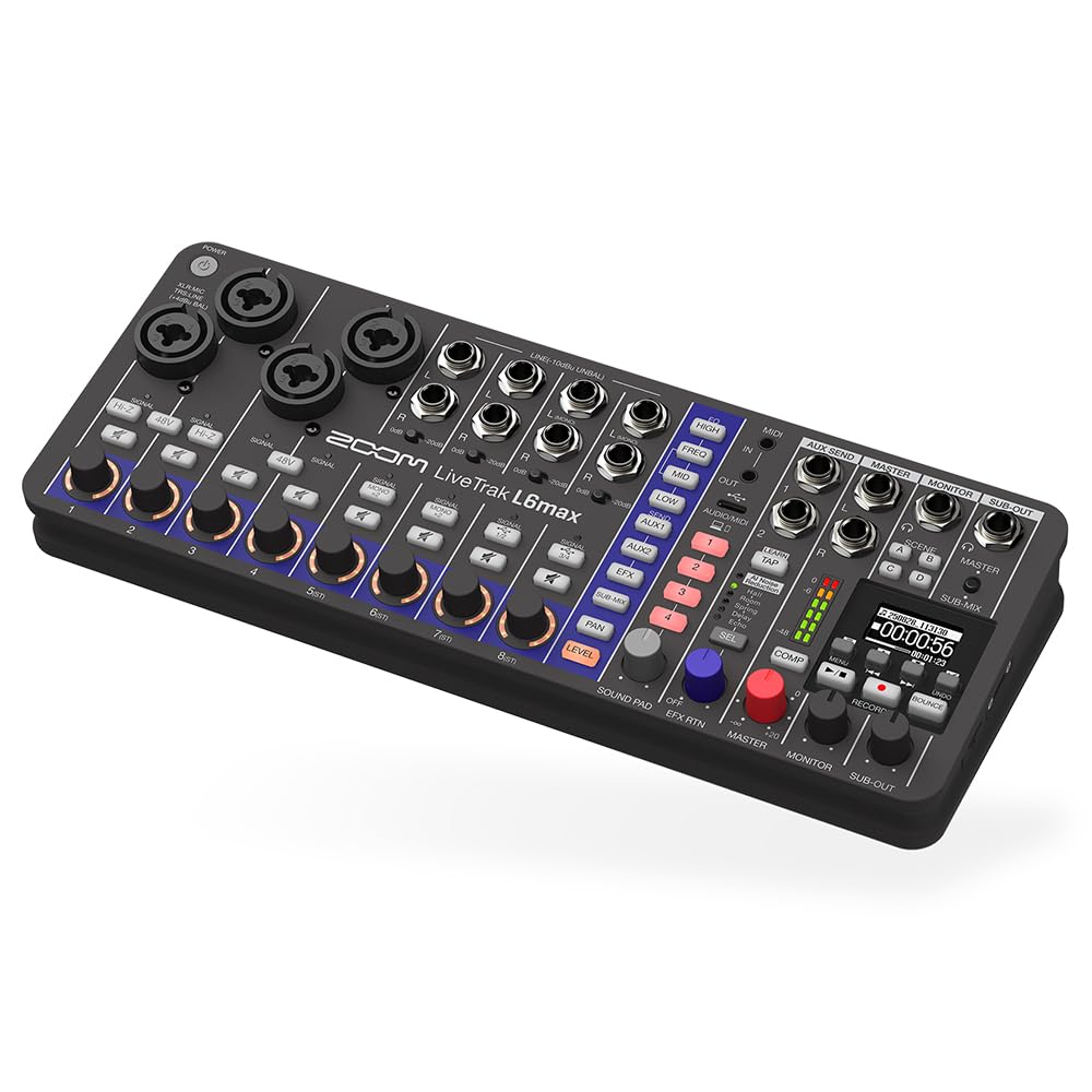 Amazon | ZOOM ズーム L6max LiveTrak デジタルミキサー