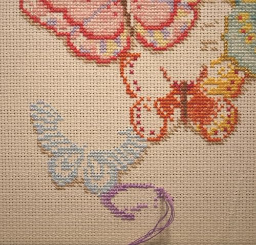Image of Aida Cloth 18 Count Cross Stitch Fabric,19x28inch (18CT,Khaki)