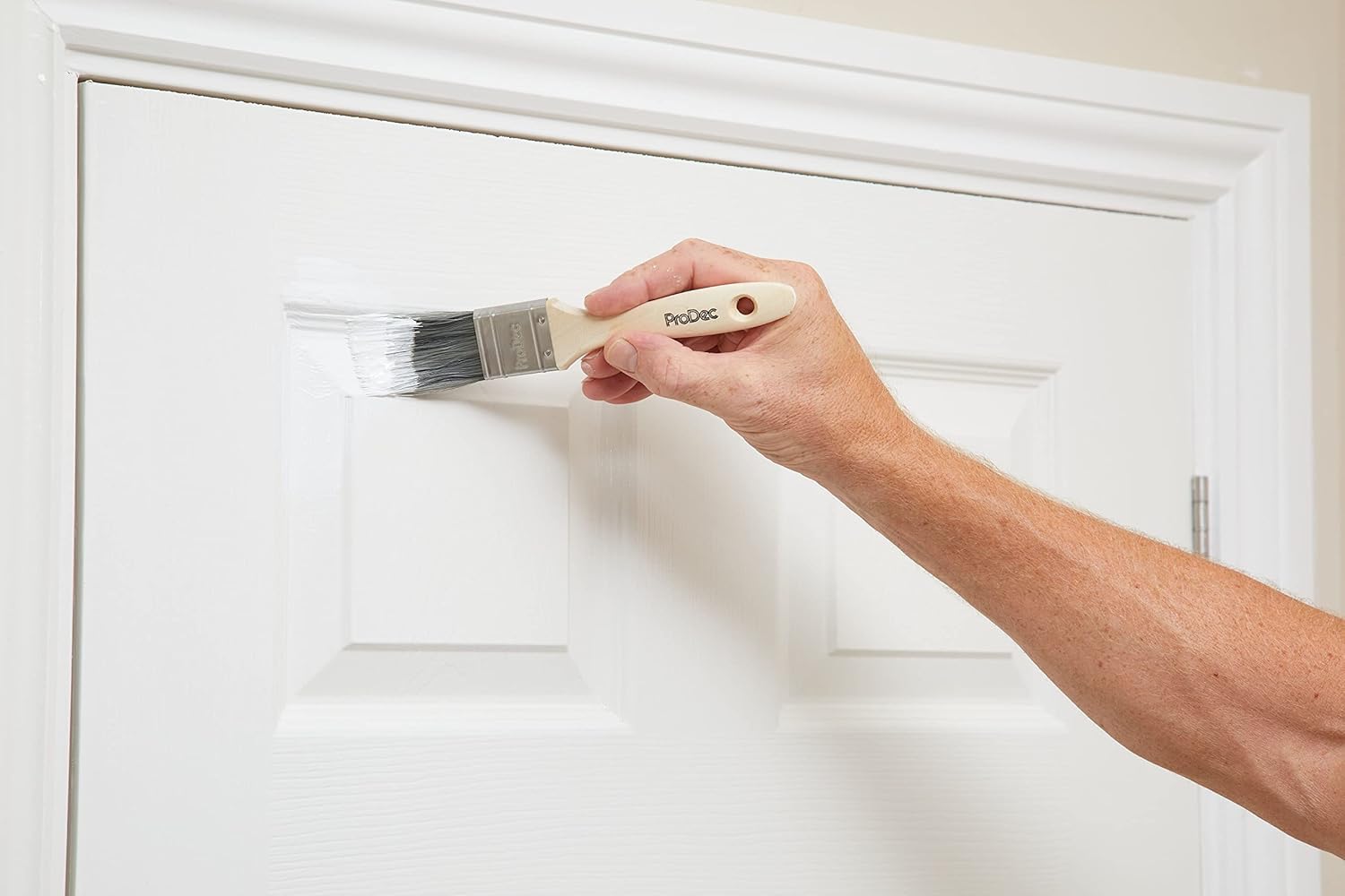 ProDec Decorator's Lot de 12 pinceaux de Peinture Comprenant des pinceaux à découper pour Une Finition Lisse avec émulsion, Brillants, peintures satinées sur Murs, plafonds, Bois, métal – 2 x 1, 5 x