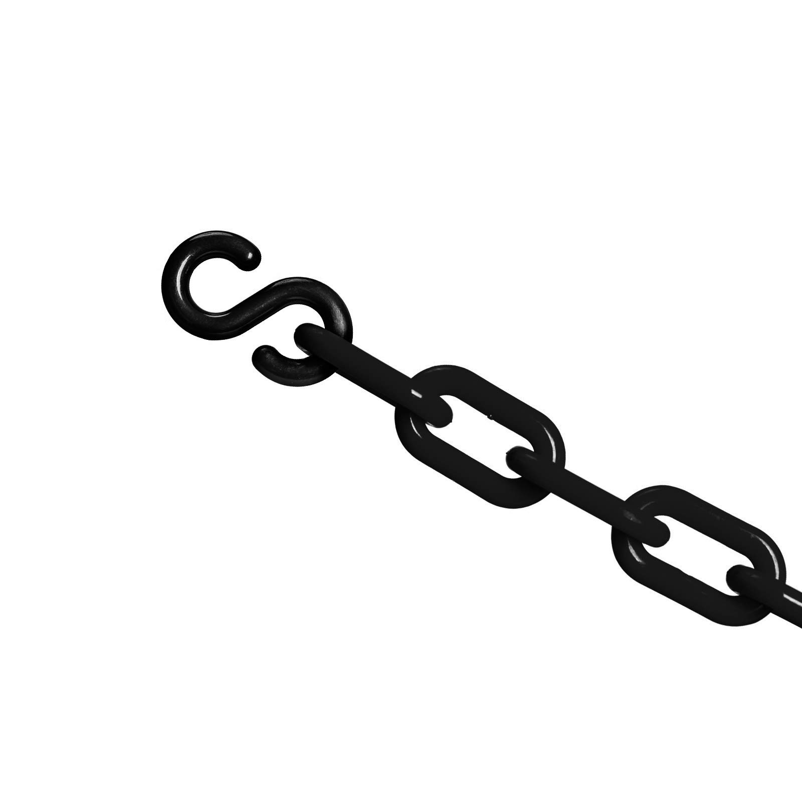 Crowd Control Center Plastic decorative safety security chain 10FT, Crowd Control Center (BLACK+SHOOKS)