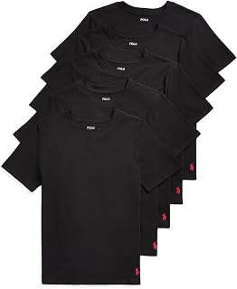 POLO RALPH LAUREN Boys' Multi-Pack Short Sleeve Undershirt