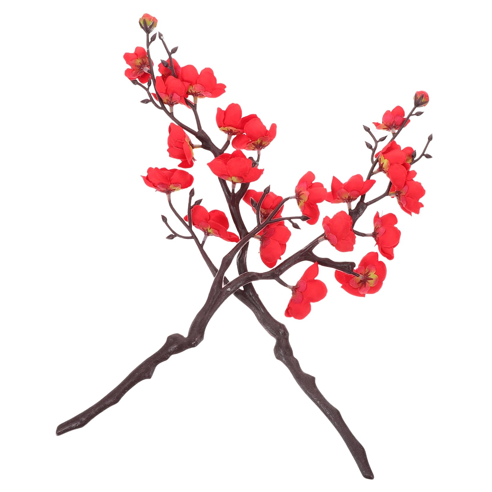 MERRYHAPY 2pcs Artificial Blossom Branches Fake Blossom Picks Easy to Care for Vase Decorations