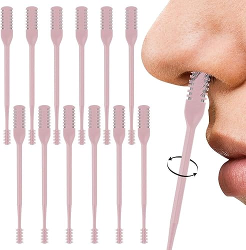 Miniatura 9 de Cortador de Pelo Nasal, Recortador de Pelo de Nariz de Doble Cara 2025, Herramienta Manual de Eliminación de Pelo de Fosa Nasal con Rotación de 360°