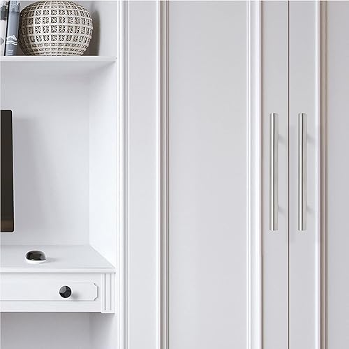 Miniatura 9 de Manijas de acero inoxidable de estilo europeo para puertas y cajones de muebles de cocina, disponibles en diferentes tamaños y paquetes