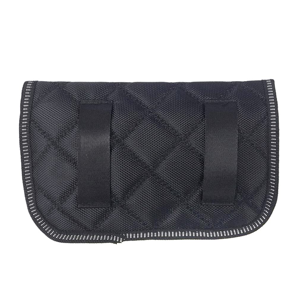 Pochette pour embouchure de trompette avec 4 compartiments souples Noir