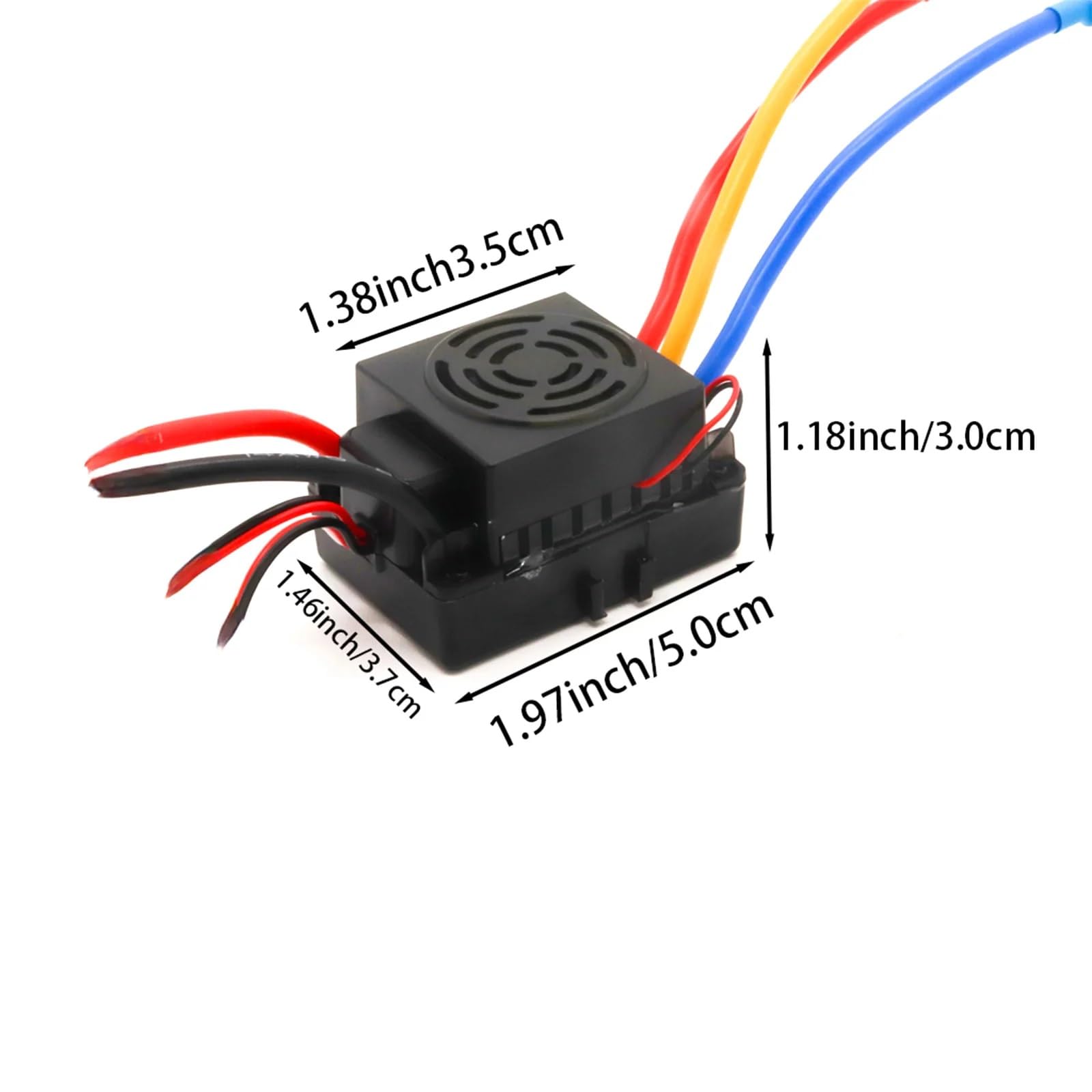 para 1/10 Impermeable Sin Escobillas ESC 60A Controlador Velocidad Crawler RC Piezas Coche Accesorios Modificado Reemplazo Crawlers Camiones RC Cepillado Esc