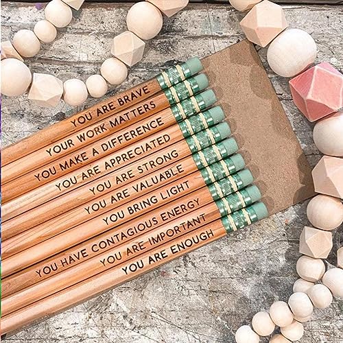 ZANLION Affirmation Pencil Set,Affirmations Pencil Set,Motivational Pencils,Inspirational Pencils For Students,Affirmation Pencils,Motivational Sayings Pencils,Motivational Quotes Pencils – Bild 4