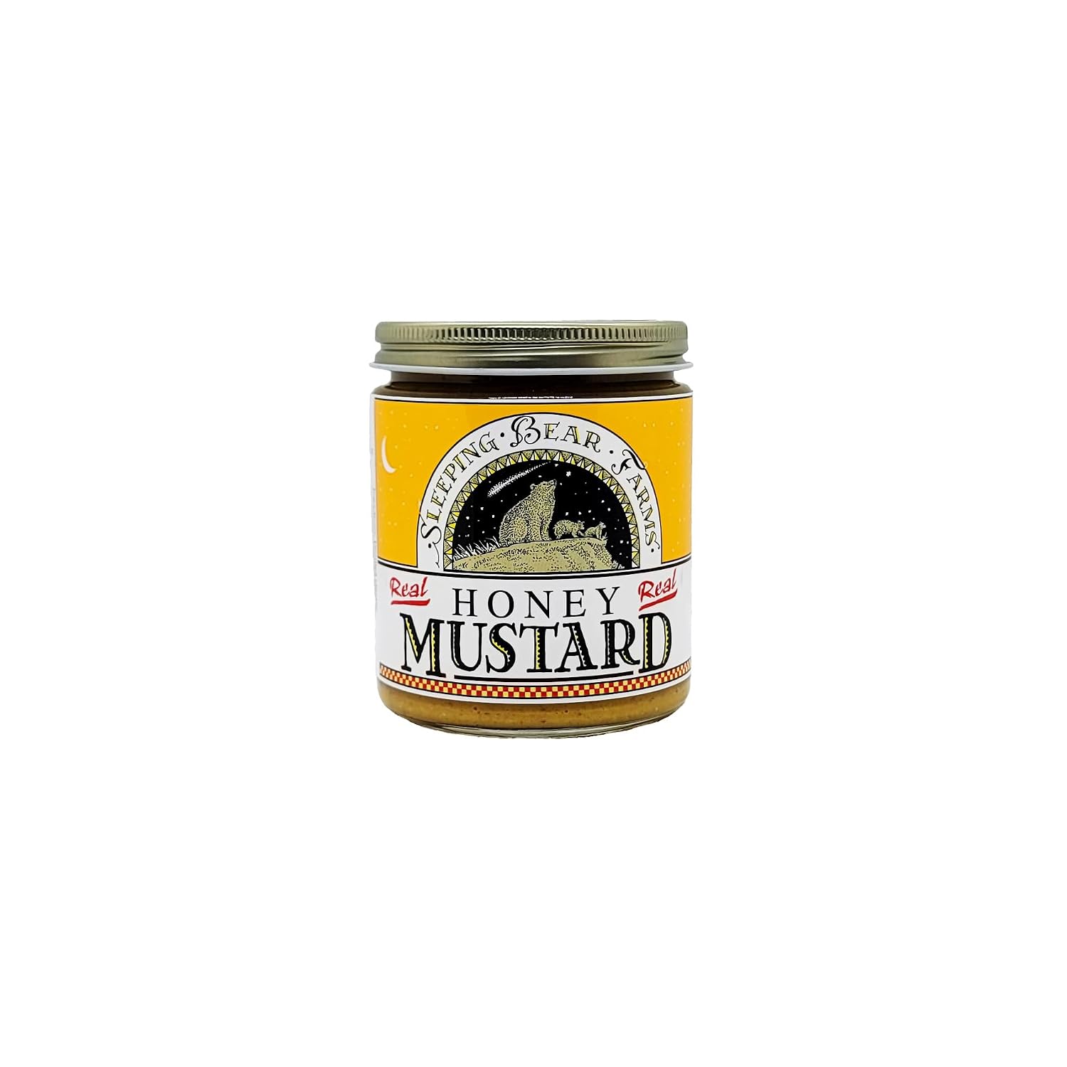 Sleeping Bear Farms Real Honey Mustard 9.5 Oz. Jar - Case of 12