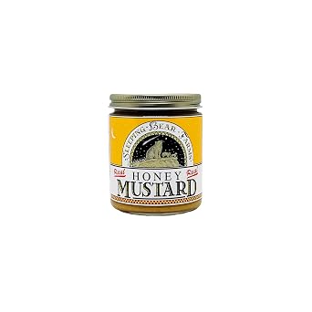 Honey Mustard 9.5oz - Sleeping Bear Farms Real Honey Mustard Sauce - Made with Pure Michigan Honey - Gourmet Condiment for Dipping Sandwiches Chicken and Pretzels - No Artificial Flavors