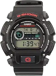 G-Shock relógio de quartzo com resina Strap, Black, 25 (Modelo: DW9052-1V)