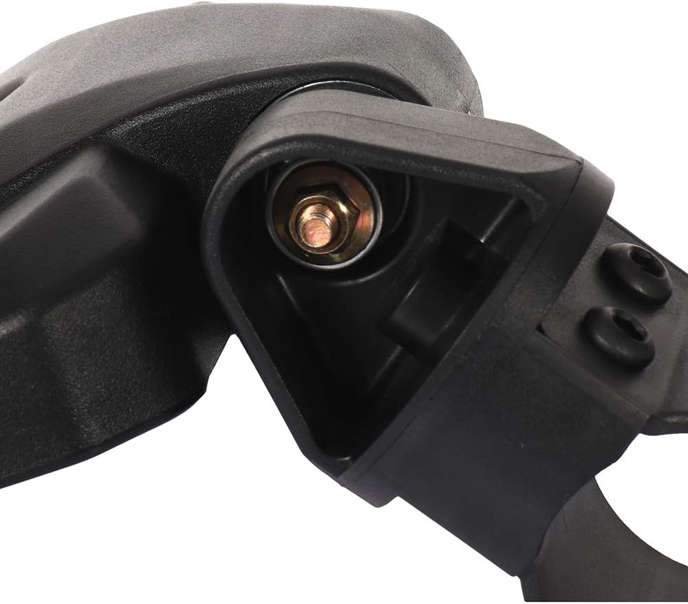 ECCPP Universal Offroad UTV Rear View Side Mirror for Polaris Ranger/RZR, Kawasaki Mule, Can Am X3 with 1.6" - 2" Roll Cage Bar Break Away Adjustable Arm - Driver & Passenger