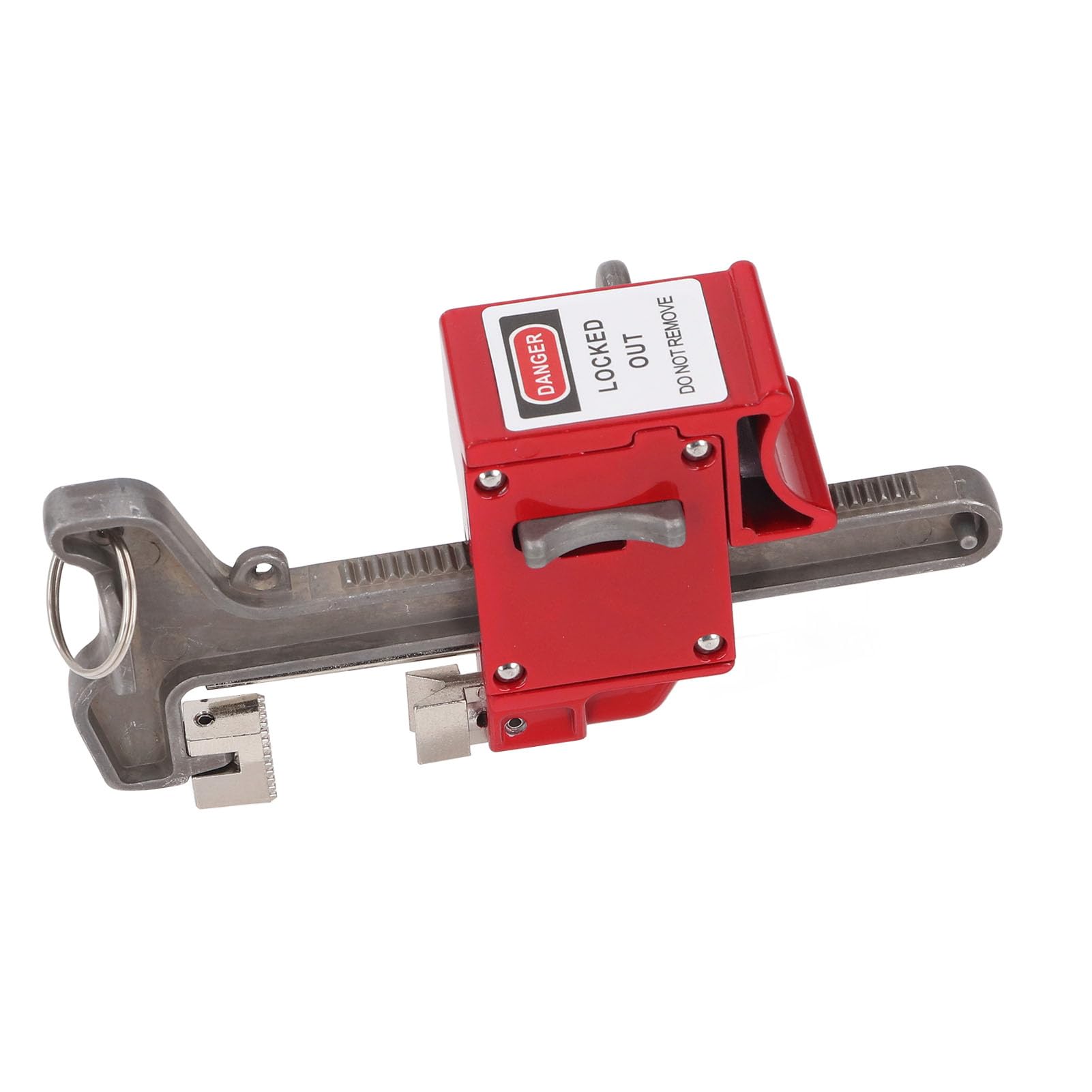 Nutriess Ball Valve Lockout Device DN8 DN100 Security Lock Handle Lockout Device with Tags Cable Ties Manual for Industrial Safety