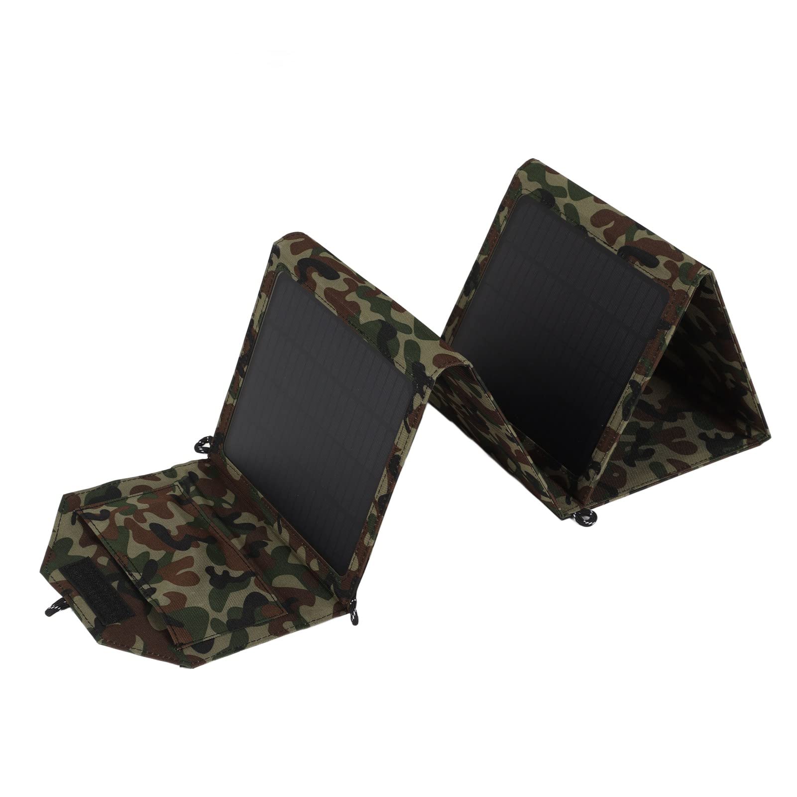 Portable Solar Panel Kit, 50W Portable Foldable Solar Panel Charger Kit with 2 USB Ports, Portable Power Chargers, Monocrystalline Silicon Solar Panel for Camping Hiking Outdoor