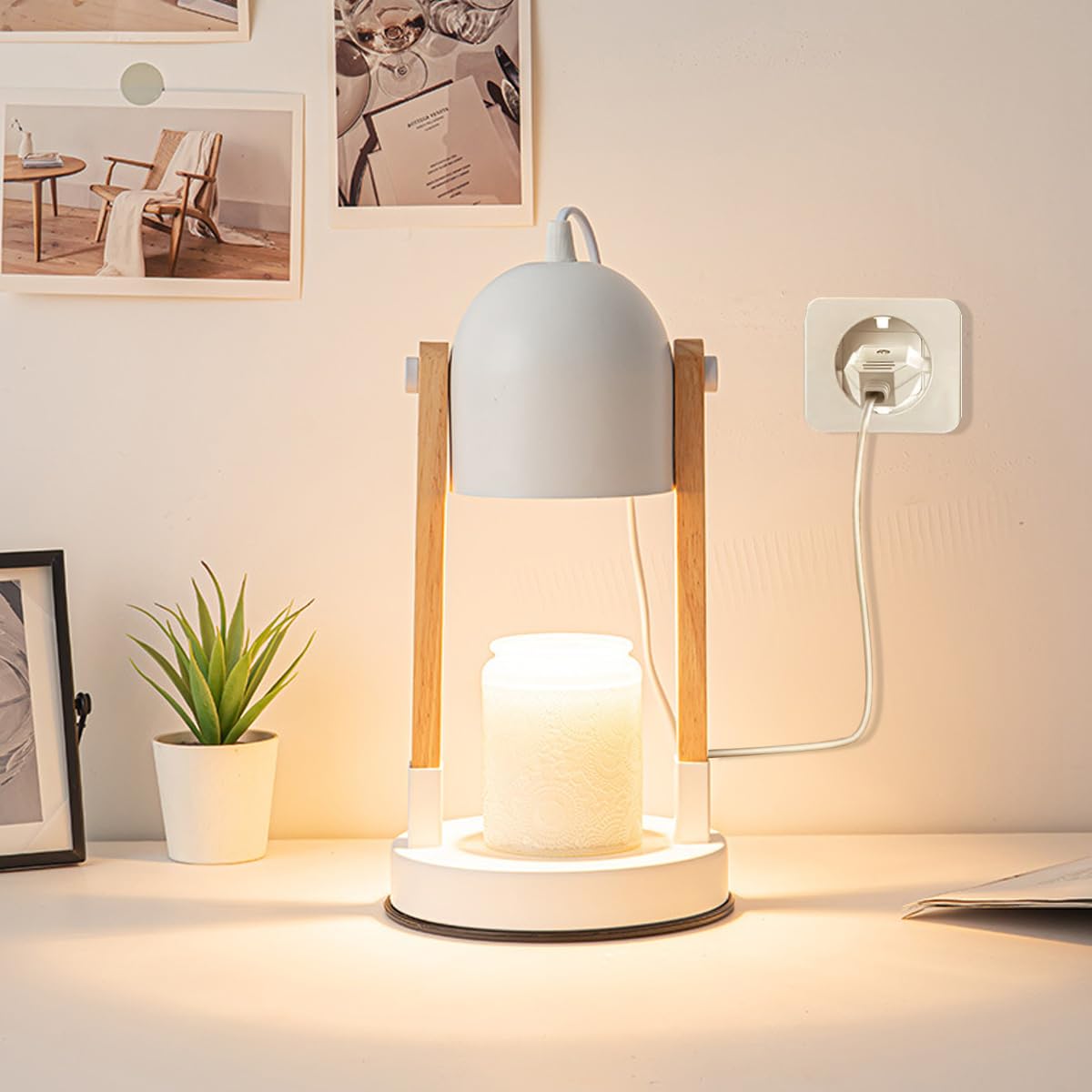 4 Pezzi DIY Spina Europea Piatta 250V/2.5A Spina Piatta maschio e femmina, Spina Elettrica - Adattatore per Elettrodomestici, Illuminazione e Piccoli Apparecchi con Cacciavite Adatto(Bianco)