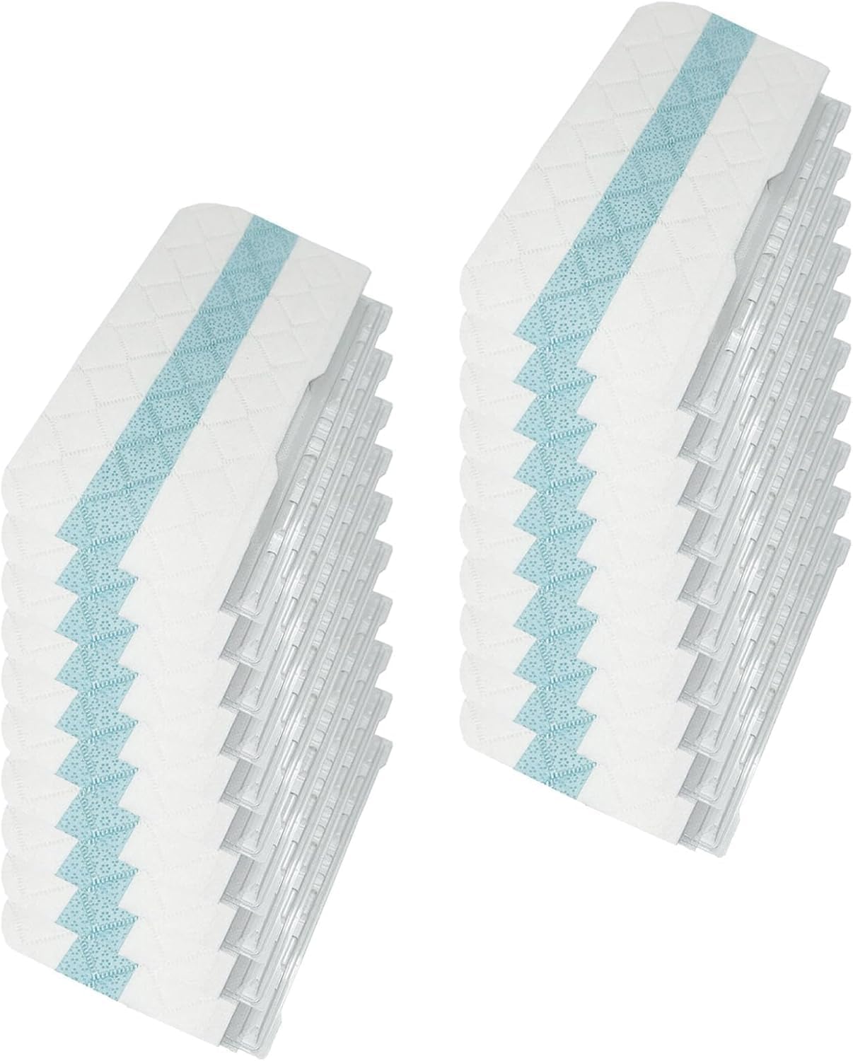20 packs Disposable Hard Floor Mop Pad Refill for VACMOP Pro VM252 VM200 VM190 VM250 VM251 VM200C VM252C QM250 VC205 Vacuum Cleaner Replacement Pads for use on All Sealed Floors