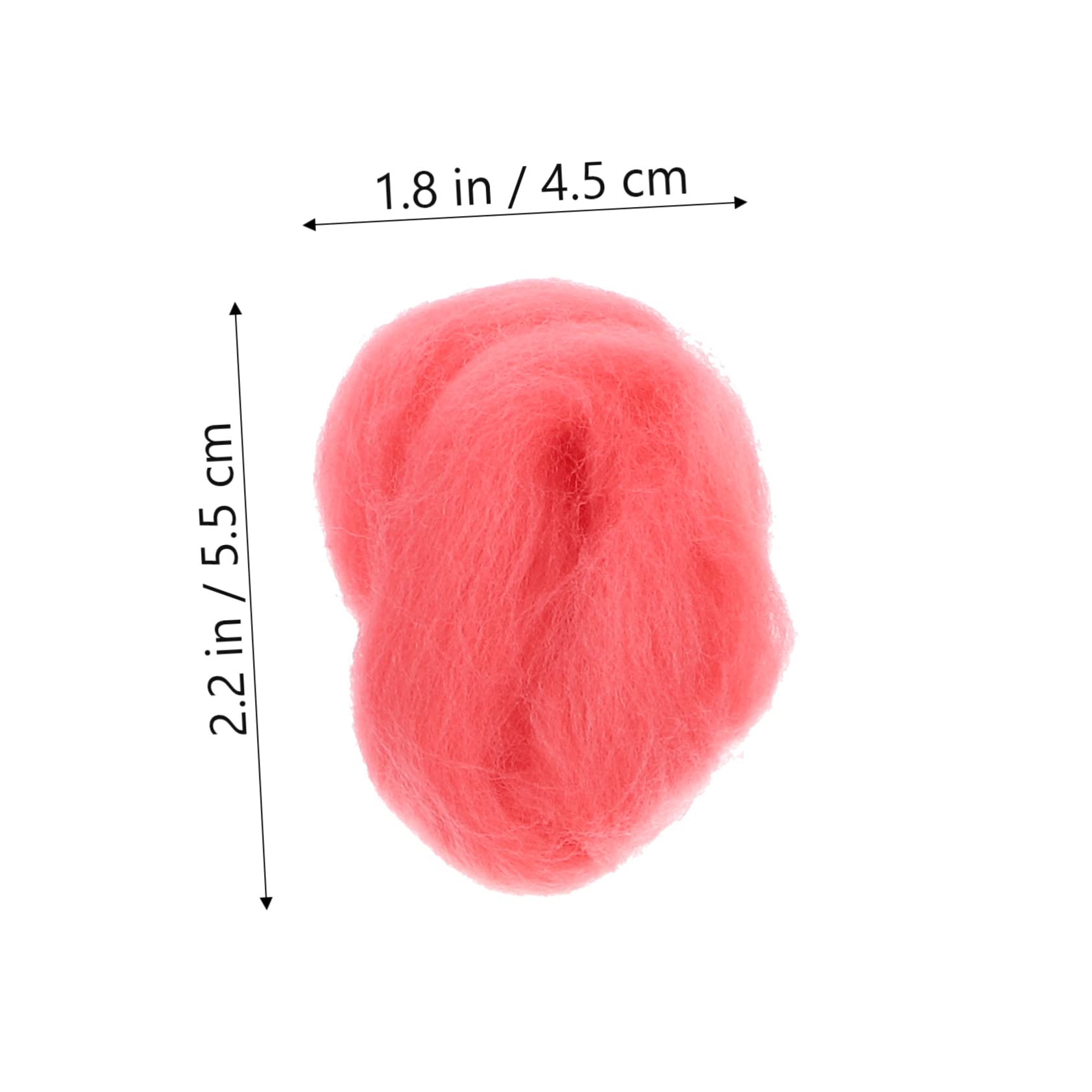 STOBOK 108stücke Teiliges Set Für Nadelfilz Bunte Filzwolle Für -projekte Geeignet Für Trocken Und Nassfilzen Handwerksmaterialien Für Kreative Bastelideen