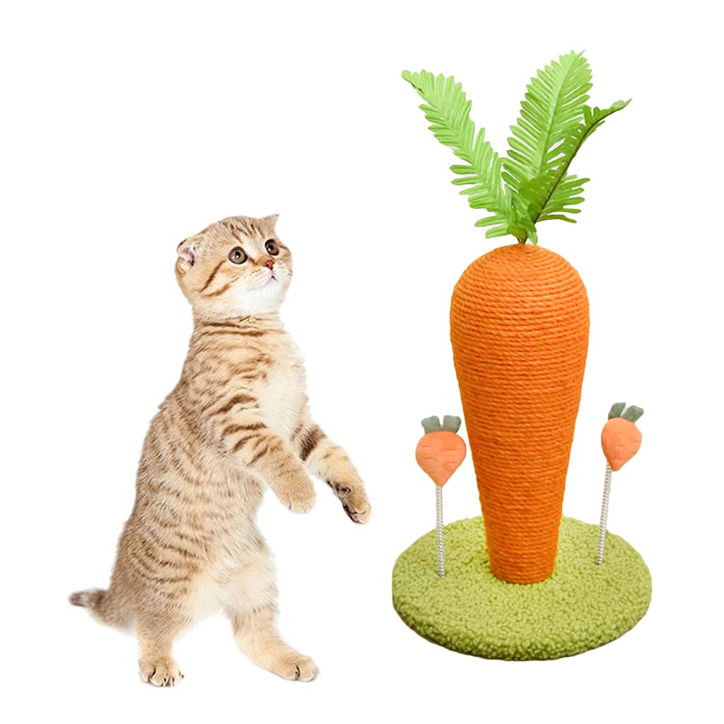 Griffoir pour chaton 27,9 cm Motif carotte Orange