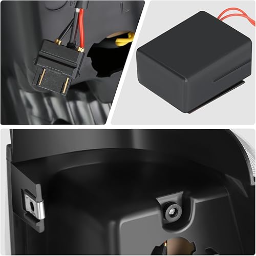 Miniatura 7 de DNA MOTORING TL-CSIL03-LED-3D-CH-CL Conjunto de luz trasera LED 3D para lado del conductor y del pasajero compatible con Silverado 03-06  07 Sierra