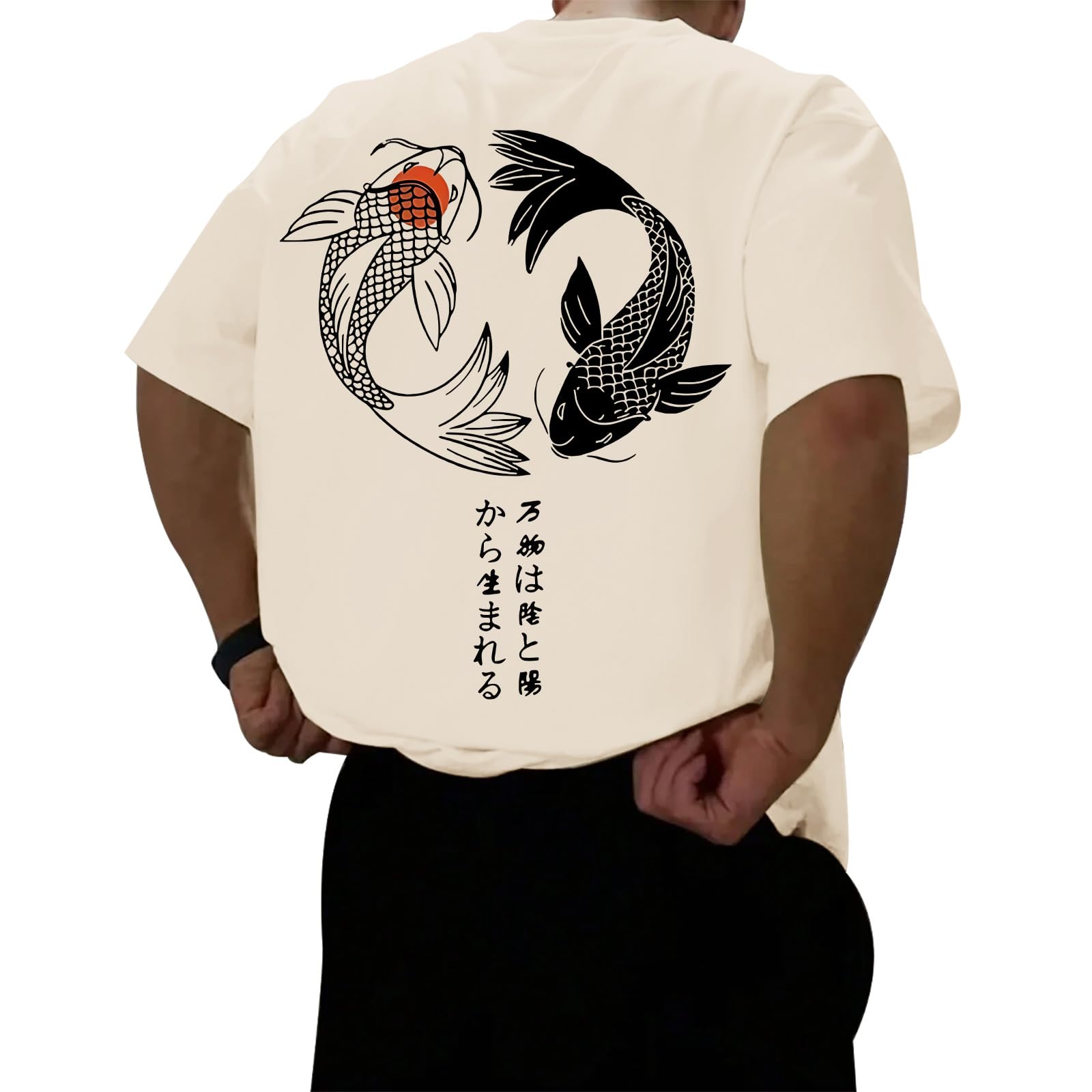 Oversized Graphic Tshirts for Men Japanese Streetwear Shirts Vintage Harajuku T Shirts Drop Shoulder Designer Tees