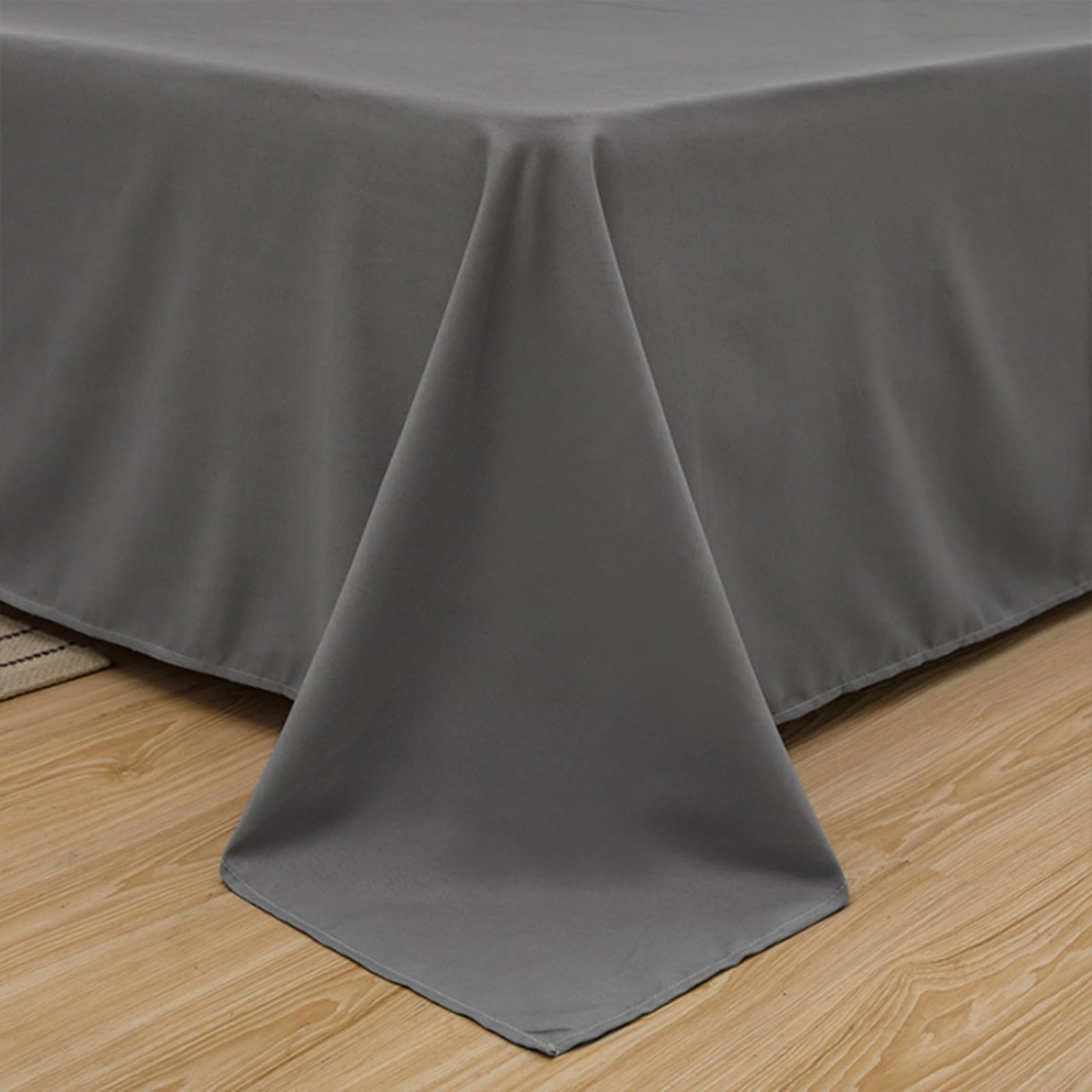 Lenzuolo matrimoniale 230 x 250 cm, morbido e confortevole, set di biancheria da letto per la casa, ideale per coppie, lussuoso misto cotone per il massimo relax