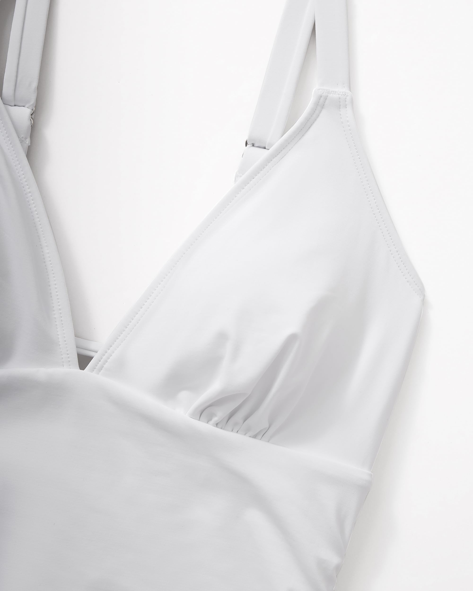 RXRXCOCO Costume da bagno sexy da donna, con scollo a V, stile snellente, senza schiena, elegante costume da bagno