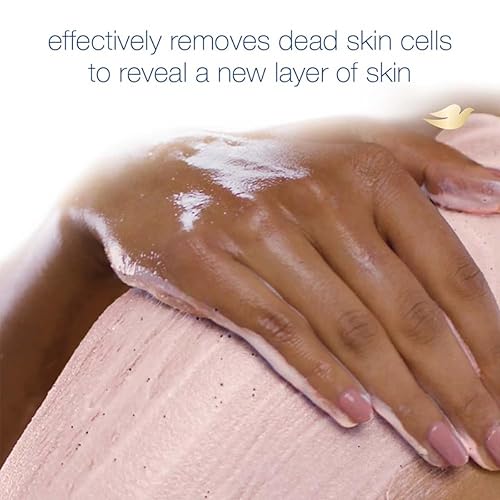 Miniatura 8 de Dove Exfoliante de granada y manteca de karité para piel sedosa y suave, exfoliante corporal y proporciona una nutrición duradera, 10.5 onzas