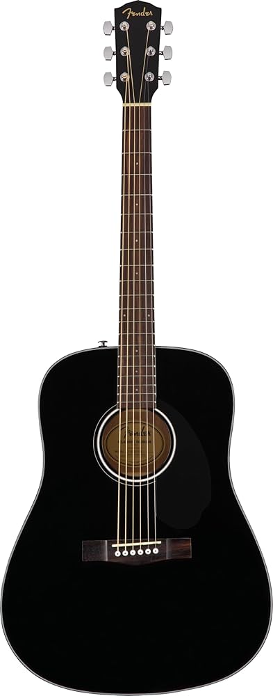 Fender CD-60 BLK アコースティックギター Amazon.com: Fender CD-60S Dreadnought Acoustic Guitar, with