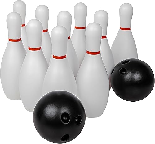 Miniatura 7 de Juego de bolos gruesos de gran tamaño para niños, deportes de interior y exterior, juegos deportivos familiares, juego de bolos de plástico, juego