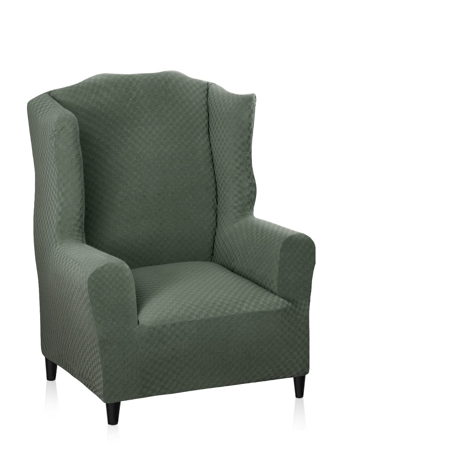 Funda lavable para sillón orejero elástica contra manchas de sala