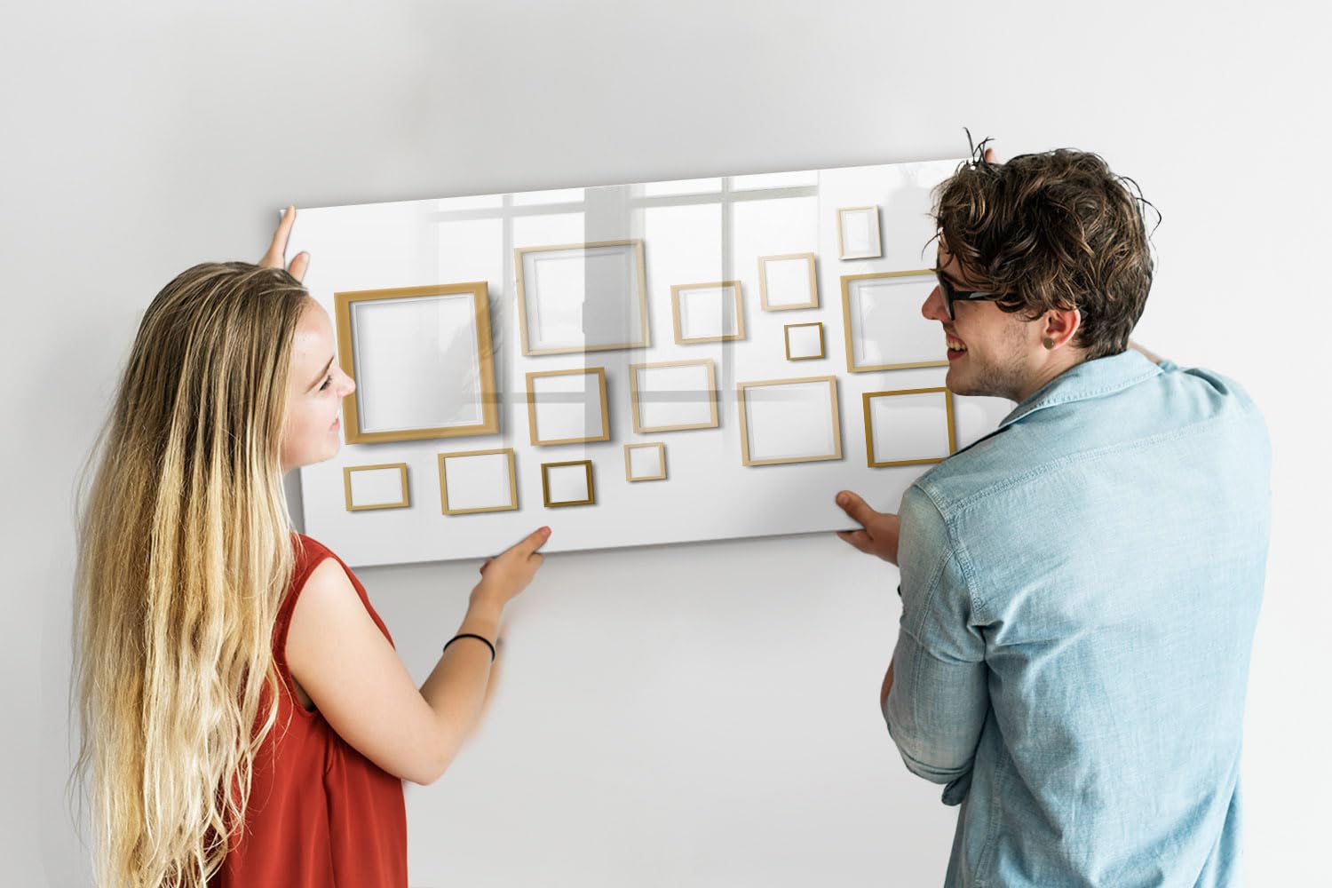 Pannello magnetico per organizzazione 120x60 cm | Cornici in legno