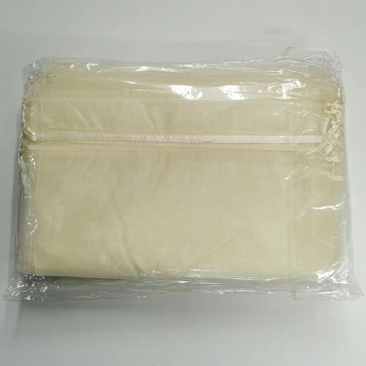 Woreczki z organzy na prezenty, 50 sztuk/partia 35x50CM duży rozmiar wesele pakowanie prezentów torba z organzy woreczki boże narodzenie urodziny torby do pakowania biżuterii etui(Grey)