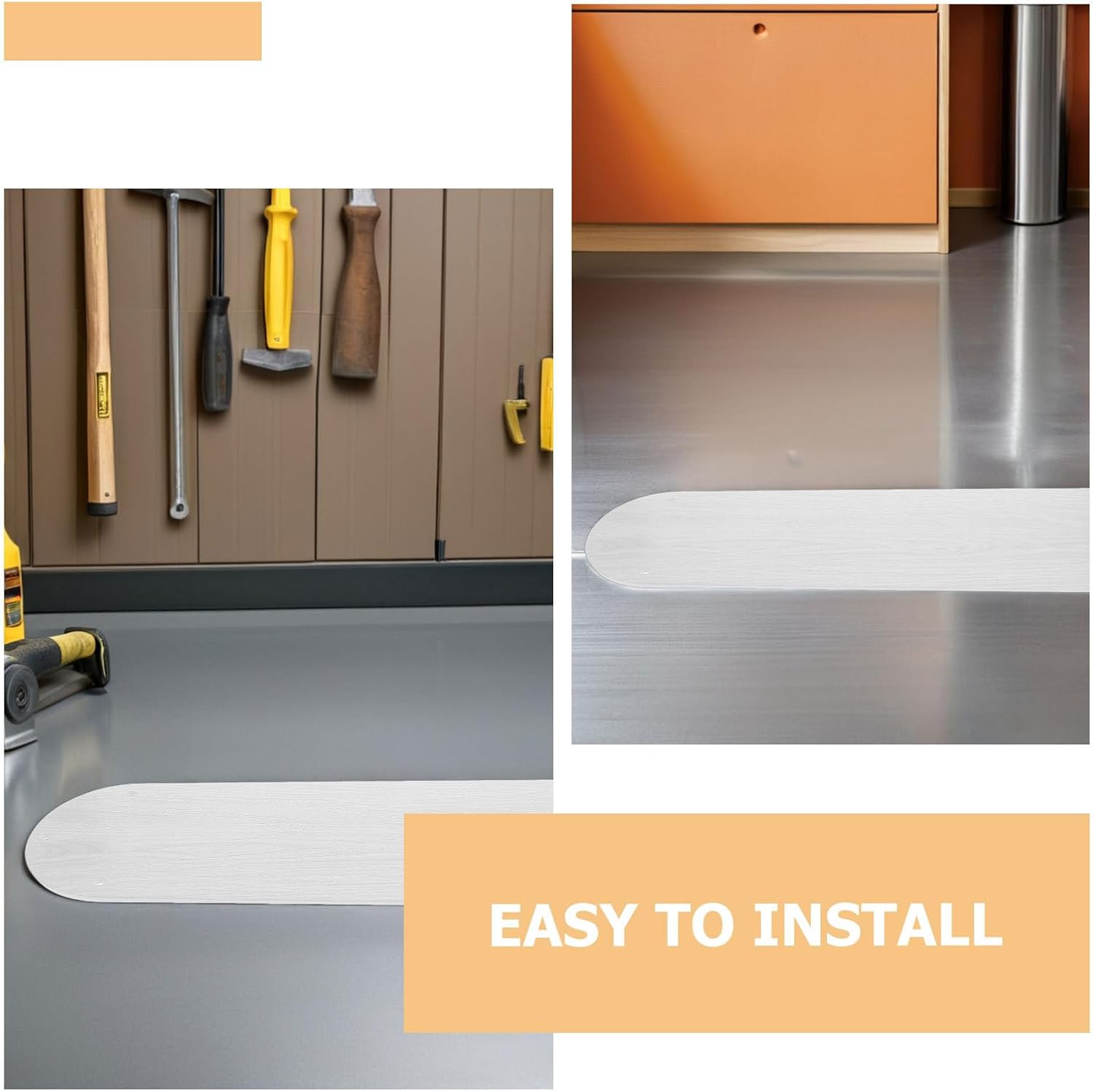 3pcs Replacement Fan Blades for Ceiling Fan - Wood Grain Waterproof Weatherproof Blades for Broken Substitution Indoor Outdoor Summer (White)