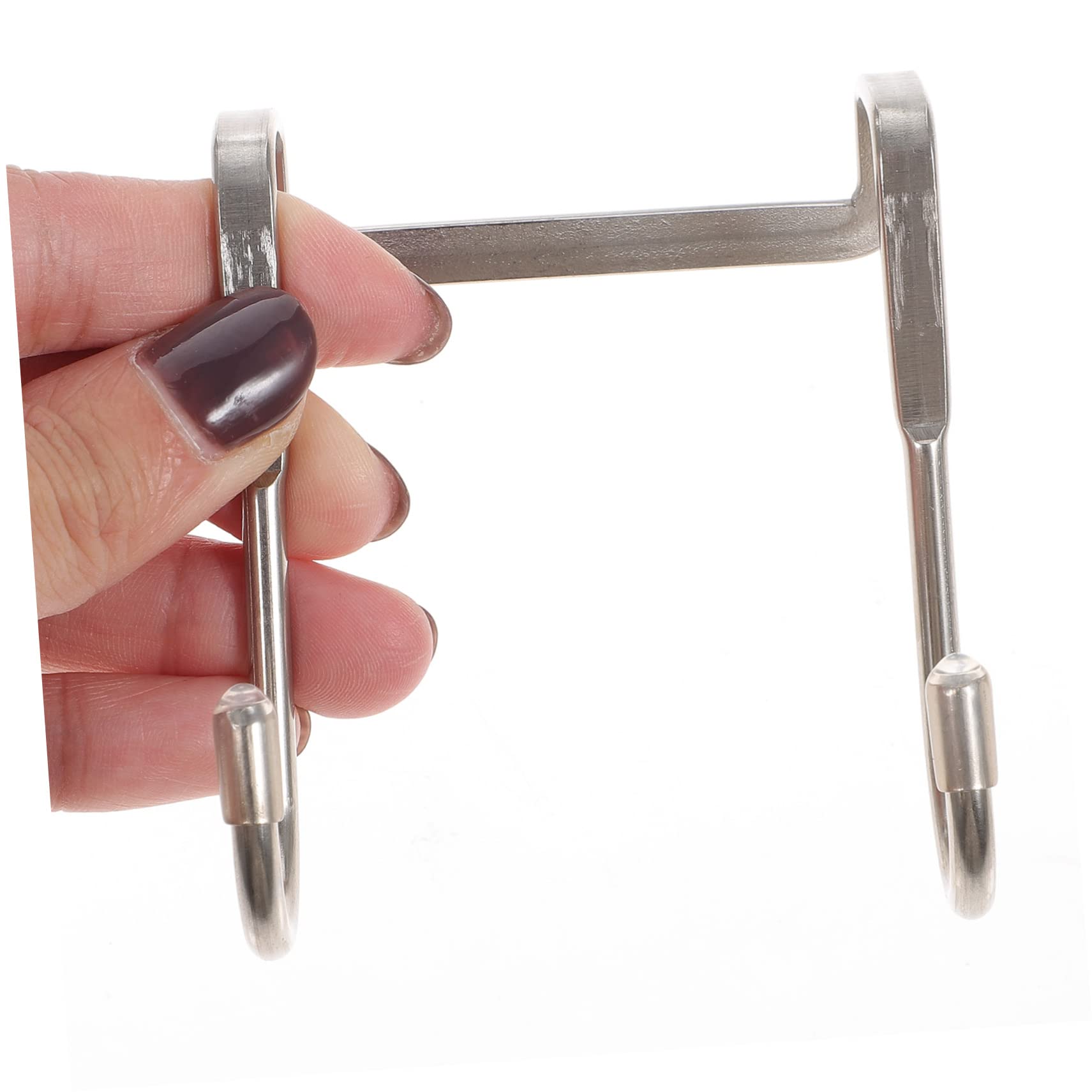 KICHOUSE 2 Pack Stainless Steel s Hooks Door Hooks Kitchen Over Cabinet Hook Over Cabinet Towel Hook Sticky Hooks for Hanging Siding Hooks Over Cupboard Hooks S Shaped Hooks Kitchen s Hooks