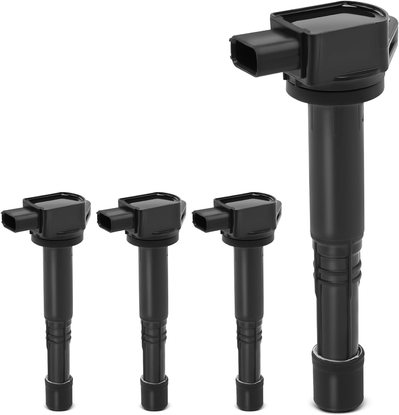 YHTAUTO Set of 4 Ignition Coil Pack Replacement for Acura 2007-2012 RDX, 2004-2008 TSX 2.3L 2.4L l4, Replace 30520-PCX-007