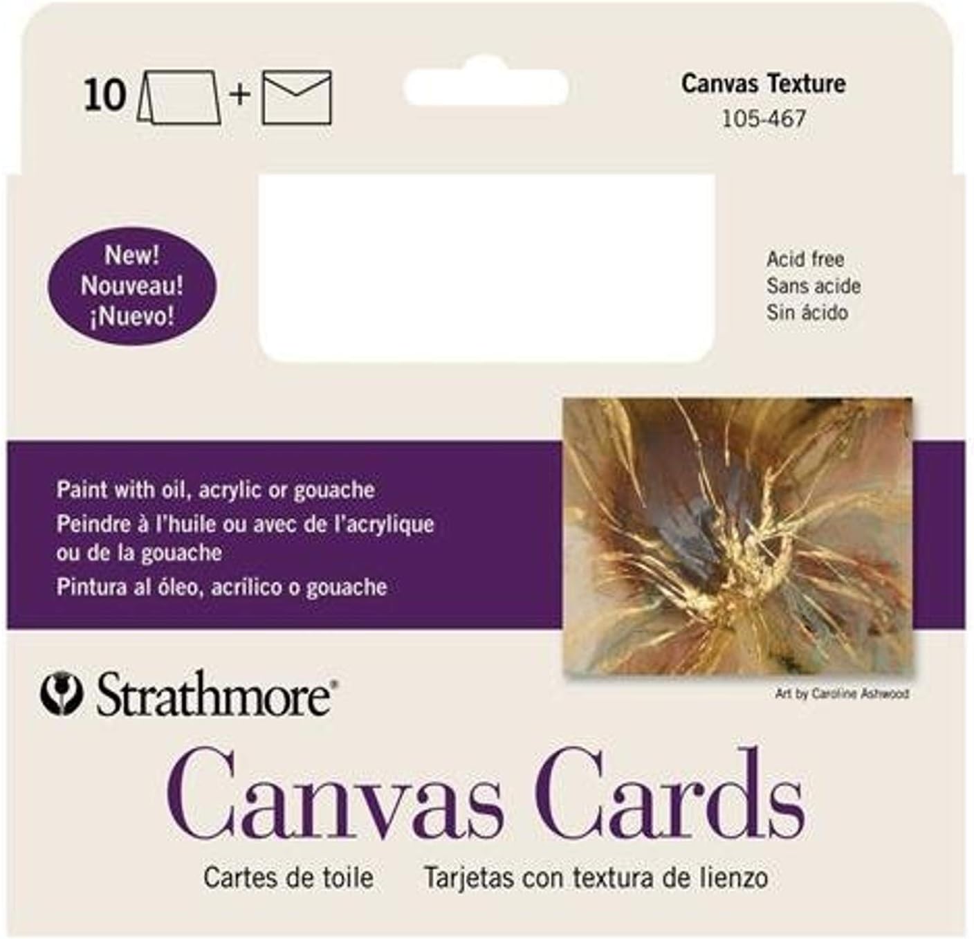 Strathmore Karten & Umschläge 5x6,875 Zoll – Mixed Media, 6er Pack