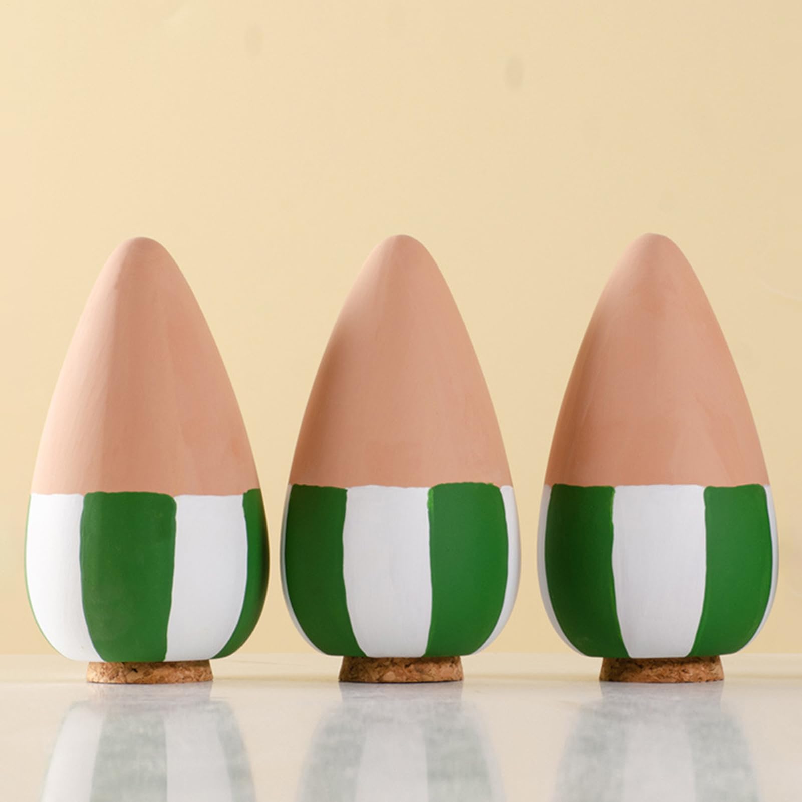 Punte di Irrigazione Automatica Dispositivi di Irrigazione da 4 Pezzi | Globi in Terracotta per Innaffiare Piante Adatti a Verde Orchidea Casa Ufficio Balcone Terrazza Patio