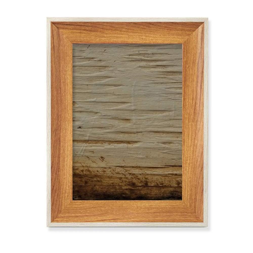 Cadre de photo en bois de bureau texture vintage fer rouille pour tableau art
