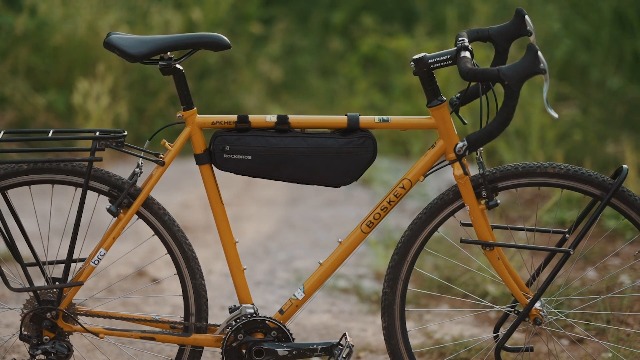 Sacoche Vélo ROCKBROS 2.5L | Sac Cadre Ou Selle Détachable | 2-en-1 | Pour VTT, Route, E-Bike | Noir