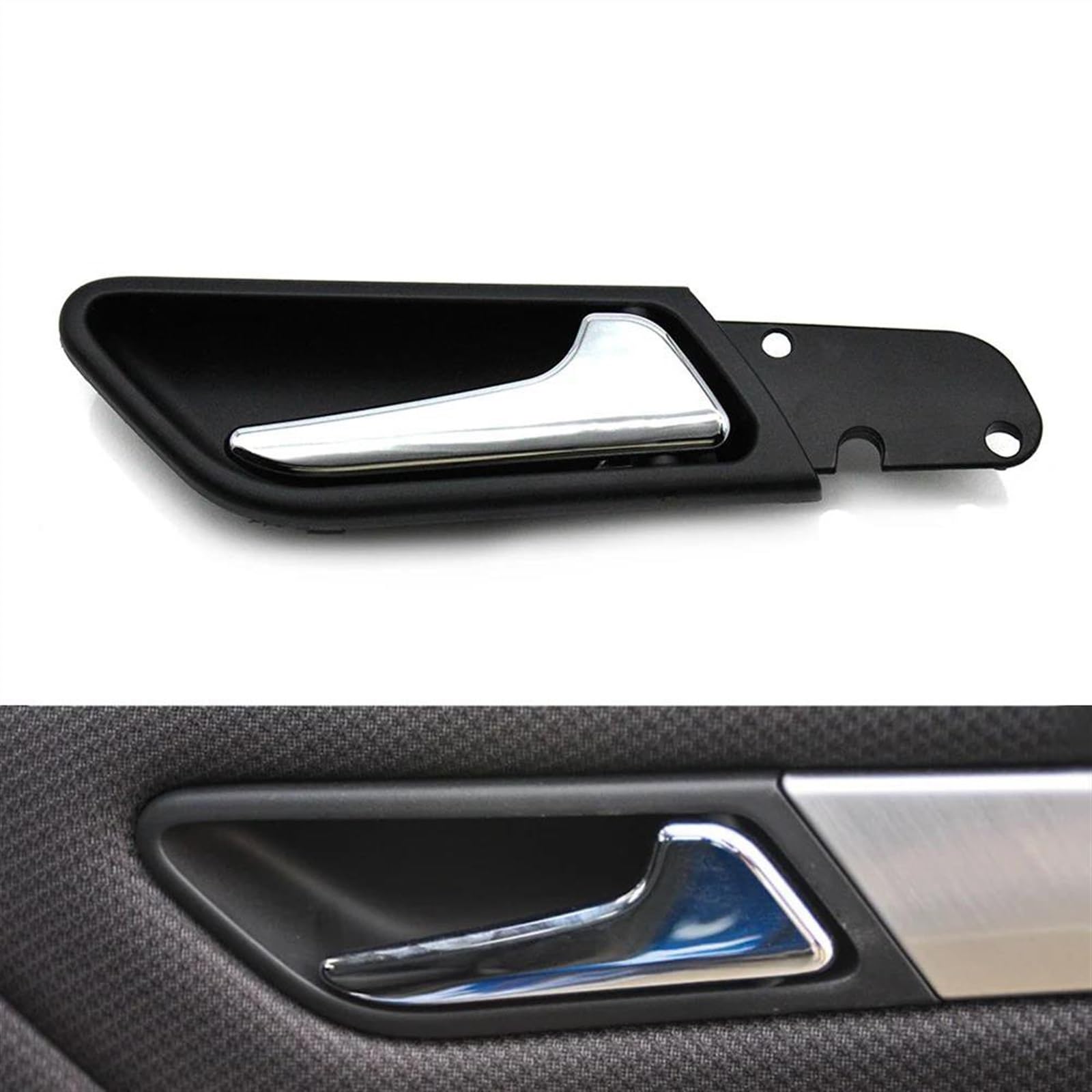 Car Inner Door Handle Left Right Interior Door Unlock Opening Handle for Benz for A B Class for W169 for W245 for A180 for A200 for A220 for B200 1697600961 1697601061 Interior Inner Door Handle (Siz